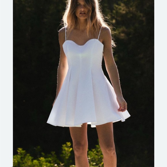 zara white fitted dress Zara Drop Waist Maxi Dress-White – bzarina